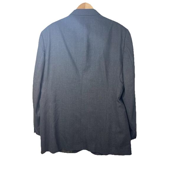 Christian Dior Monsieur Mens Suit Jacket Gray Pure Virgin Wool 2-Button Size 44R - Picture 2 of 11